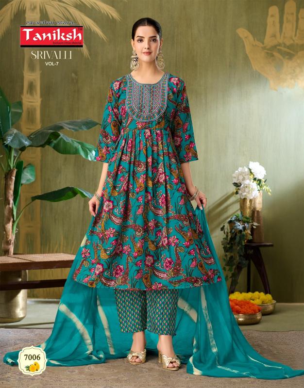 Taniksh srivalli vol 7 bombay wholesale kurti online